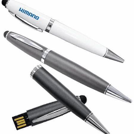 Geneva USB Ball Pen With Stylus - 8GB