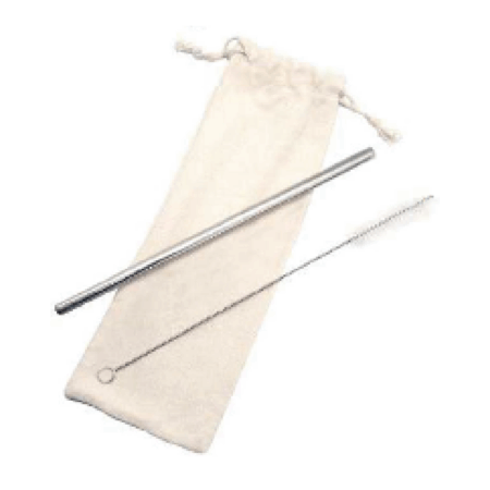 2-in-1 Premium Stainless Steel Drinking Gifts Set With Pouch