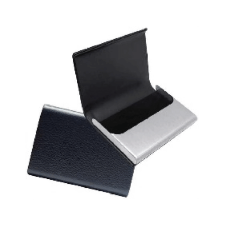 Style Magnetic Leather Name Card Holder