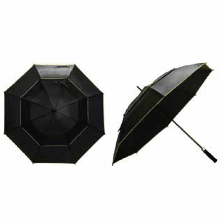 30" Nylon Golf Umbrella (Black Series)