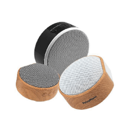 Compact Wooden HIFI Bluetooth Speaker With Built-In Battery