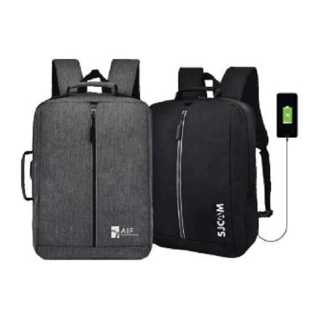 15.6" REFLECT 2 Way Laptop Backpack With External USB Port