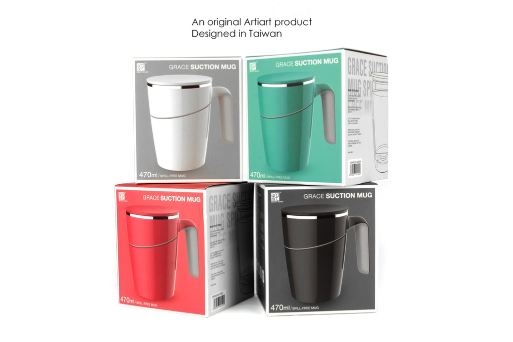 ARTIART GRACE - Double Wall Suction Mug - Image 4